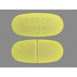 Köp Norco 539 (Hydrocodone 10 / 325mg)utan recept